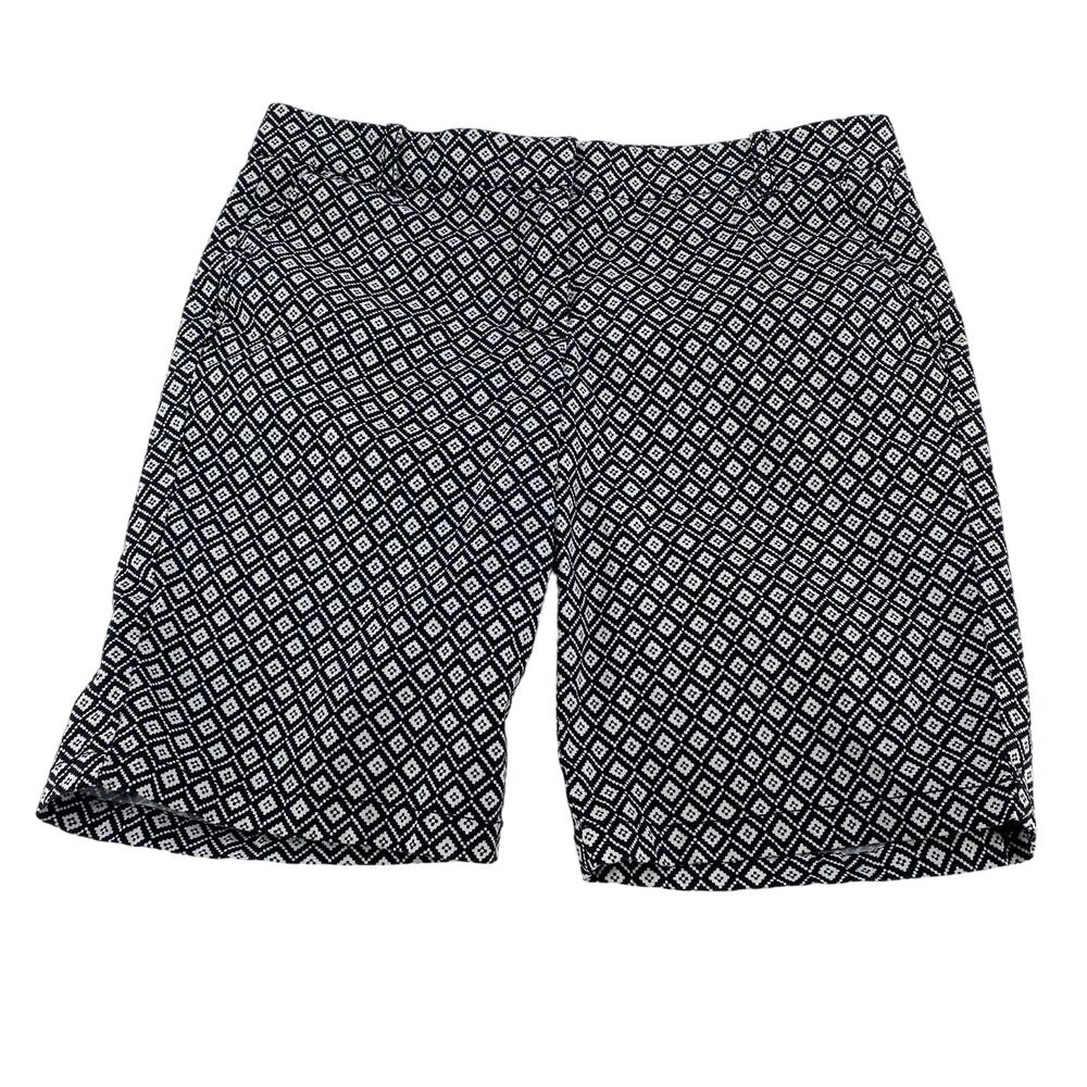 J Crew Bermuda black white shorts size 4